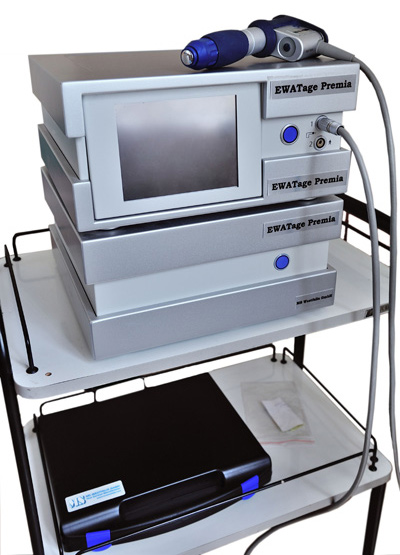 Аппарат акустической ударно-волновой терапии в косметологии EWATage PREMIA